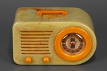 Onyx Green Catalin Fada 115 &rsquo;Bullet&rsquo; Radio - Highly Marbleized